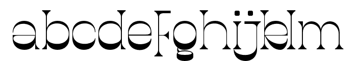 Chaero-Regular Font LOWERCASE