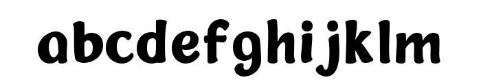 Chageur-Bold Font LOWERCASE