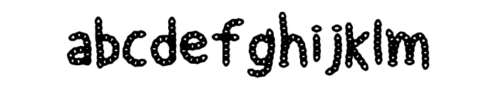 Chain Chain Script Styl Regular Font LOWERCASE