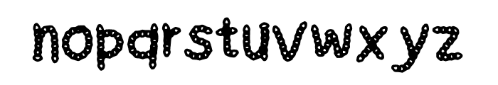 Chain Chain Script Styl Regular Font LOWERCASE