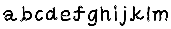 Chain Regular Font LOWERCASE