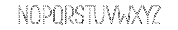 Chain Spirit Font UPPERCASE