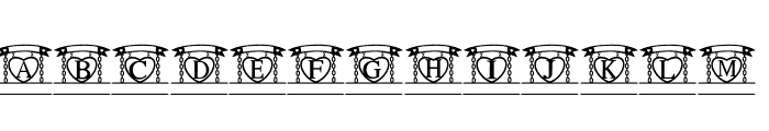 Chain love Font UPPERCASE