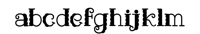 Chakys-Regular Font LOWERCASE