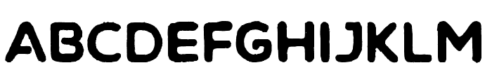 ChalifRough Font UPPERCASE