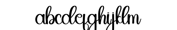 Chaligraphy Font LOWERCASE