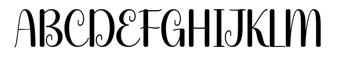 Chalime Font UPPERCASE