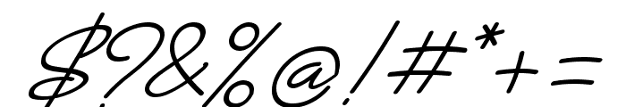 Chalisa Medium Italic Font OTHER CHARS