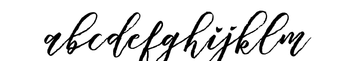Chalisto Script Font LOWERCASE
