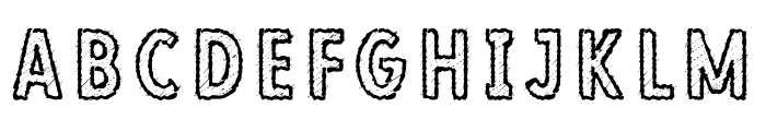 Chalk Freehand Black Font Reg Font UPPERCASE