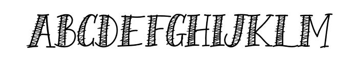 Chalk Scratch Font UPPERCASE