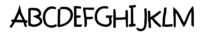 Chalkblunt Regular Font UPPERCASE