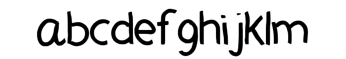 Chalkblunt Regular Font LOWERCASE