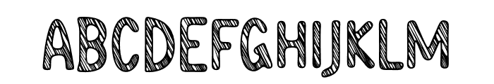 Chalkca Font UPPERCASE