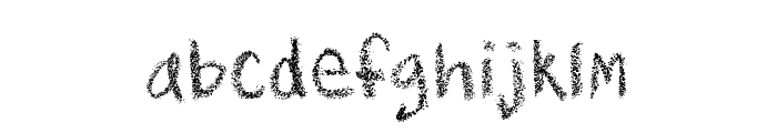 Chalky Doodles Font LOWERCASE