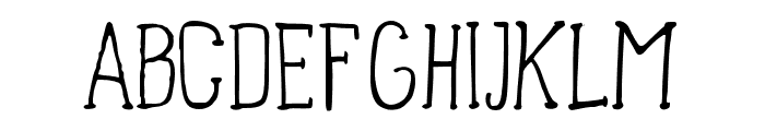 Chalkz Normal Font UPPERCASE