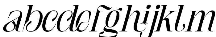 Challenge Together Light Italic Font LOWERCASE
