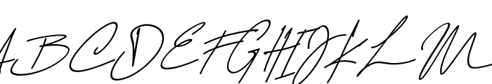 Challista-SignatureObilique Font UPPERCASE