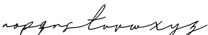 Challista-SignatureObilique Font LOWERCASE