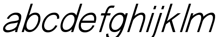 ChalonItalic Font LOWERCASE