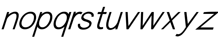 ChalonItalic Font LOWERCASE