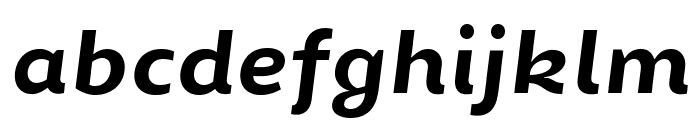 Chamfort Family Bold Italic Font LOWERCASE