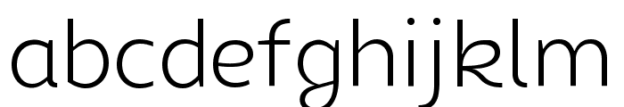 Chamfort Family Light Font LOWERCASE