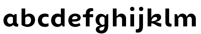 ChamfortFamily-Bold Font LOWERCASE