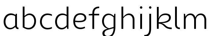 ChamfortFamily-Light Font LOWERCASE