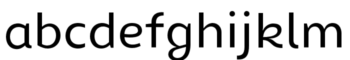 ChamfortFamily-Regular Font LOWERCASE