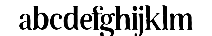 Chamisty Regular Font LOWERCASE