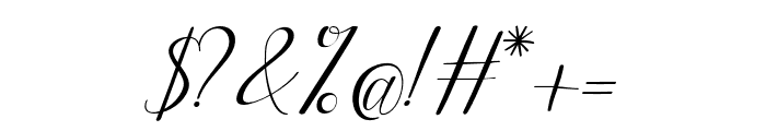 Chamomile-Regular Font OTHER CHARS