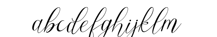 Chamomile-Regular Font LOWERCASE