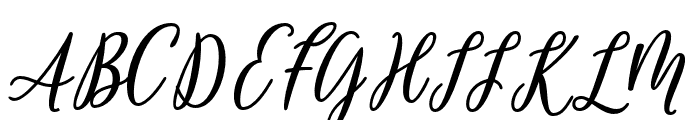 Champagne Font UPPERCASE