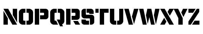 Champions Stencil Bold Font UPPERCASE