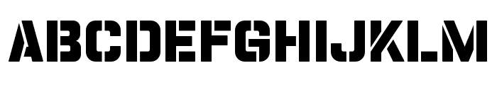 ChampionsStencil-Bold Font UPPERCASE