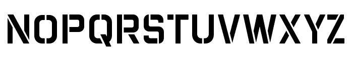 ChampionsStencil-Regular Font UPPERCASE