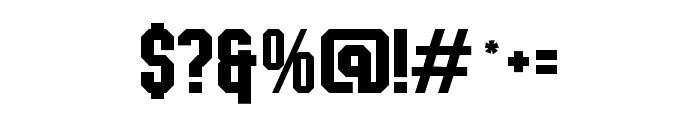 Champiun Semi Bold Font OTHER CHARS