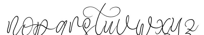 Chandler Beautiful Italic Font LOWERCASE