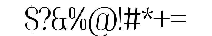 Changdu Serif Regular Font OTHER CHARS
