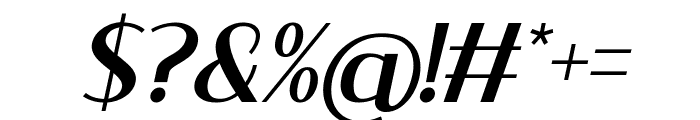 Chantik Italic Font OTHER CHARS