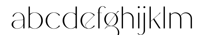 Chantria Font LOWERCASE