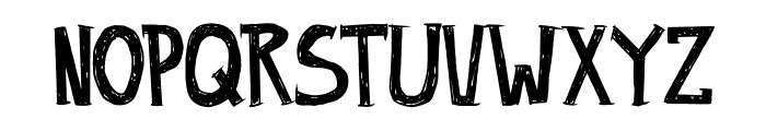 Chaplong Scribble Font UPPERCASE