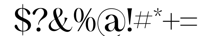 Chapters Ethorea Serif Font OTHER CHARS