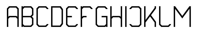 Characteristic-Light Font UPPERCASE