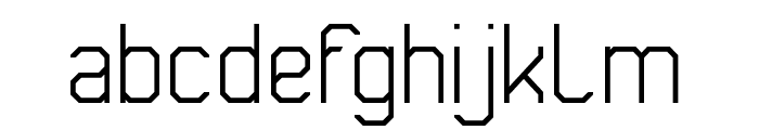 Characteristic-Light Font LOWERCASE