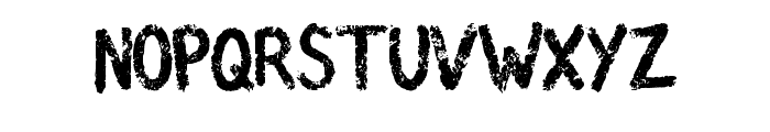 Charcoal Crayon By Sque Regular Font UPPERCASE