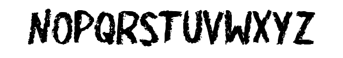 Charcoal Crayon Regular Font UPPERCASE