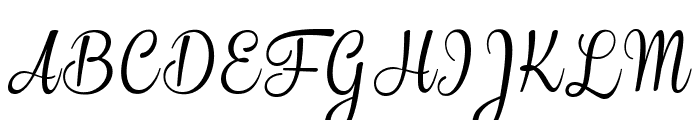 Chardmilk Script Regular Font UPPERCASE
