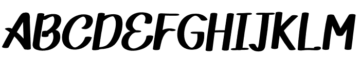 Charging Font UPPERCASE